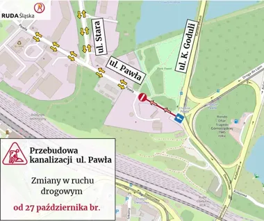 Ulica Pawła w Chebziu zmieni kierunek. Kierowców czeka objazd